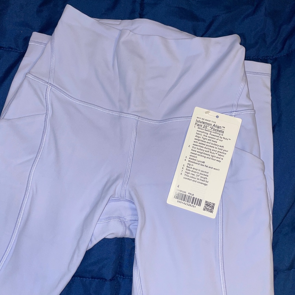 LULULEMON ALIGN PANT 25” WITH POCKETS